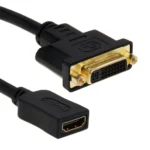 30cm HDMI Female to DVI 24+5 Pin Female Adapater Cable - Image 3