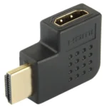 Gold Plated HDMI 19 Pin Male to HDMI 19 Pin Female Adapter with 90 Degree Angle - Image 4