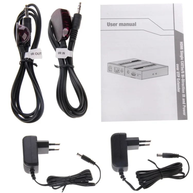 S-HDMI-1564B_7.webp HDMI Extender Over Cat5e / 6, EU Plug - Image 8