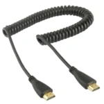 1.4 Version, Gold Plated 19 Pin HDMI Male to HDMI Male Coiled Cable, Support 3D / Ethernet, Length: 60cm (can be extended up to 2m) - Image 2