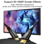 1.4 Version, Gold Plated 19 Pin HDMI Male to HDMI Male Coiled Cable, Support 3D / Ethernet, Length: 60cm (can be extended up to 2m) - Image 6