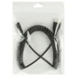 1.4 Version, Gold Plated Mini HDMI Male to HDMI Male Coiled Cable, Support 3D / Ethernet, Length: 60cm (can be extended up to 2m) - Image 6