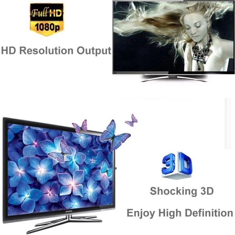 S-HDMI-2301B_9.webp V1.4 Full HD 1080P 1 x 8 HDMI Amplifier Splitter, Support 3D - Image 10