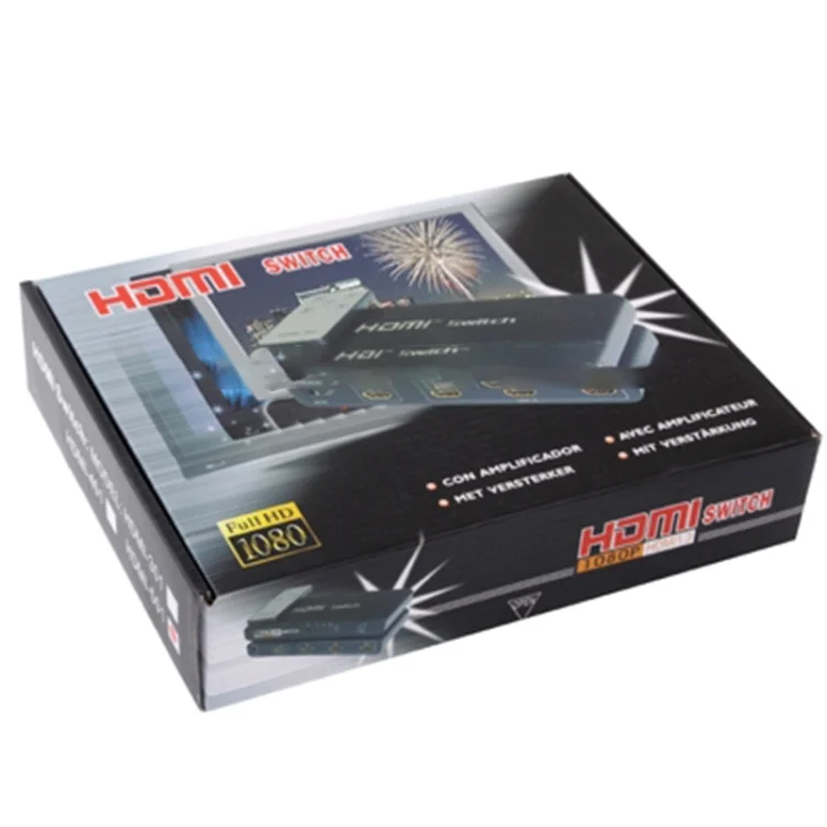 S-HDMI-3032_4.webp 5 Ports Full HD 1080P HDMI Switch with Switch & Remote Controller, 1.3 Version (5 Ports HDMI Input, 1 Port HDMI Output)(Black) - Image 5