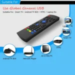 MX3 Air Mouse Wireless 2.4G Remote Control Keyboard with Browser Shortcuts for Android TV Box / Mini PC - Image 8