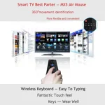 MX3 Air Mouse Wireless 2.4G Remote Control Keyboard with Browser Shortcuts for Android TV Box / Mini PC - Image 9