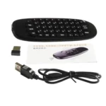 C120 T10 Fly Air Mouse 2.4GHz Rechargeable Wireless Keyboard Remote Control for Android TV Box / PC - Image 5