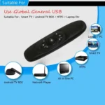 C120 T10 Fly Air Mouse 2.4GHz Rechargeable Wireless Keyboard Remote Control for Android TV Box / PC - Image 7