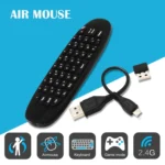 C120 T10 Fly Air Mouse 2.4GHz Rechargeable Wireless Keyboard Remote Control for Android TV Box / PC - Image 9