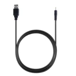 USB Male to DC 2.5 x 0.7mm Power Cable, Length: 1.2m(Black) - Image 2