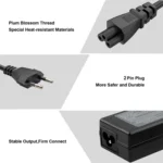 Mini Replacement AC Adapter 19.5V 2.31A 45W for Dell Notebook, Output Tips: 4.5mm x 2.7mm - Image 3