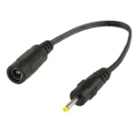5.5 x 2.1mm DC Female to 2.5 x 0.7mm DC Male Power Connector Cable for Laptop Adapter, Length: 18cm - Image 2