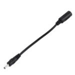 5.5 x 2.1mm DC Female to 3.5 x 1.35mm DC Male Power Connector Cable for Laptop Adapter, Length: 15cm(Black) - Image 3