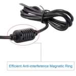 4.0 x 1.7mm DC Male Power Cable for Laptop Adapter, Length: 1.2m - Image 4