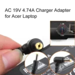 AC 19V 4.74A Charger Adapter for Acer Laptop, Output Tips: 5.5mm x 1.5mm(Black) - Image 7
