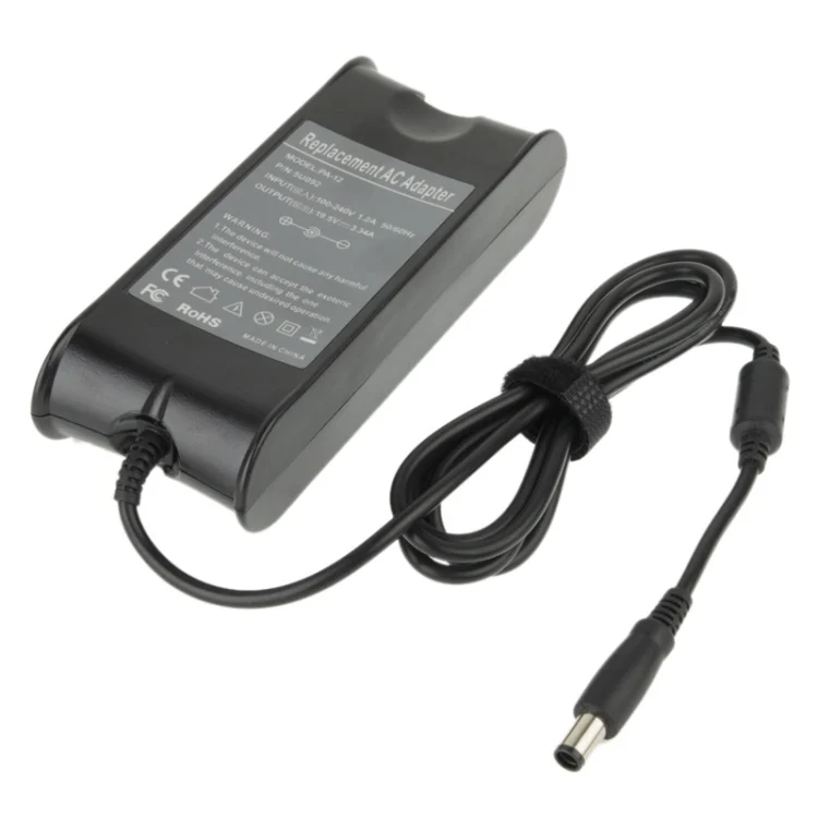 S-LA-1202_2.webp AC 19.5V 3.34A for Dell Laptop, Output Tips: 7.4mm x 5.0mm(Black) - Image 3