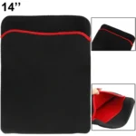 Soft Sleeve Case Bag for 14 inch Laptop(Black) - Image 2