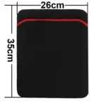 Soft Sleeve Case Bag for 14 inch Laptop(Black) - Image 3
