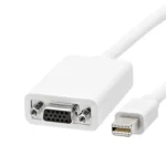 Mini Display to VGA 15 Pin Female Adapter for Apple(White) - Image 3