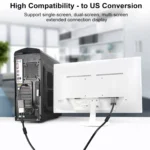 DisplayPort Male to DVI 24+5 Female Adapter, Cable Length: 12cm(Black) - Image 5