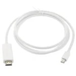 Mini DisplayPort to HDMI Male Cable, Length: 1.5m(White) - Image 2