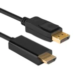 DisplayPort Male to HDMI Male Cable, Cable Length: 1.8m - Image 2