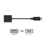 Display Port Male to HDMI Female Adapter Cable, Length: 20cm - Image 2