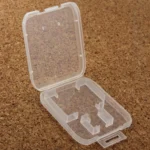 100Pcs Transparent Plastic Storage Card Box for SD Card + Micro SD Card(TF Card)(Transparent) - Image 4