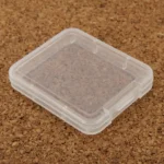 100Pcs Transparent Plastic Storage Card Box for Compact Flash Card / CF Card(Transparent) - Image 3