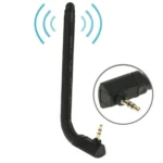 High Quality 6dBi 3.5mm Bending Style Mobile FM & TV Antenna(Black) - Image 2
