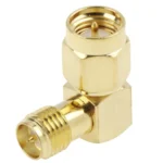 Gold Plated SMA Male to RP-SMA Female Adapter - Image 2
