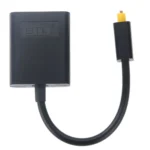 EMK Digital Toslink Optical Fiber Audio Splitter 1 to 2 Cable Adapter for DVD Player - Image 3