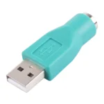 USB A Plug to mini DIN6 female Adapter (PS/2 to USB)(Green) - Image 2