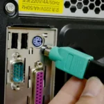 USB A Jack to mini DIN6 male Adapter (USB to PS/2)(Green) - Image 4
