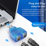 USB Male to PS/2 Female Adapter for Mouse / Keyboard - Image 6