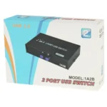 2 Port USB Data Switch(Black) - Image 4