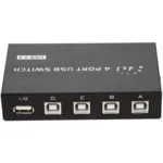 FENGJIE FJ-IA4B-C 4 Ports High Speed USB 2.0 Key-Press Switcher Share Switch Box for PC Computer Scanner Printer - Image 2