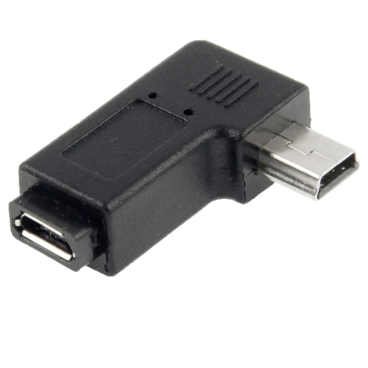 S-PC-0145_2.webp 90 Degree Micro USB to Mini USB Adapter(Black) - Image 3