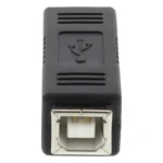 USB 2.0 Printer BF to BF Extension Adapter(Black) - Image 4