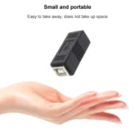 USB 2.0 Printer BF to BF Extension Adapter(Black) - Image 5