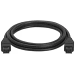 Firewire 800 IEEE1394B 9 Pin to 9 Pin Male Cable, Length: 1.8m(Black) - Image 2