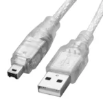 USB 2.0 Male to Firewire iEEE 1394 4 Pin Male iLink Cable, Length: 1.2m - Image 2