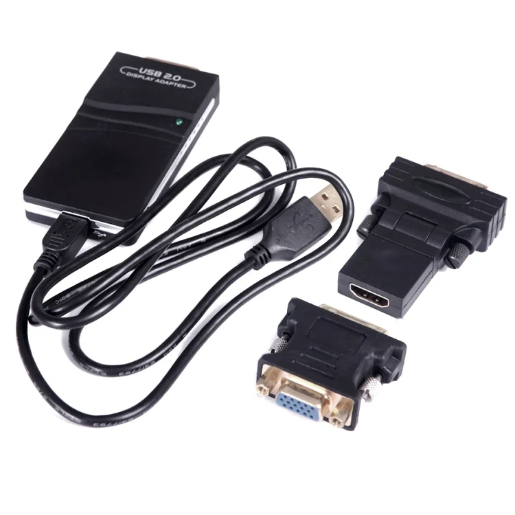 S-PC-0160A_3.webp USB 2.0 to VGA, DVI, HDMI Adapter, Resolution: 1280*1024 - Image 4