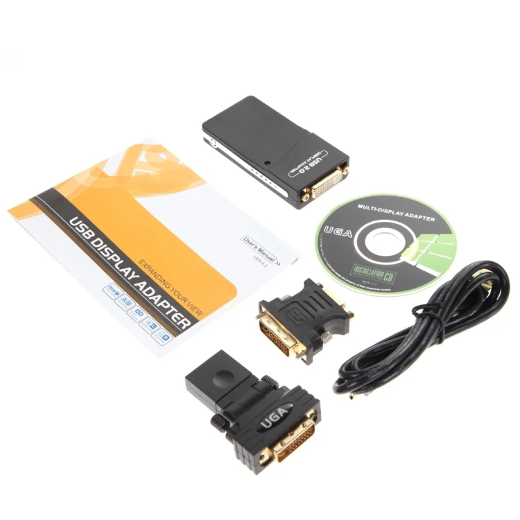 S-PC-0160A_4.webp USB 2.0 to VGA, DVI, HDMI Adapter, Resolution: 1280*1024 - Image 5