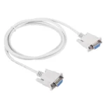 RS232 9P Female to 9P Female Cable, Length: 1.5m(White) - Image 2