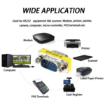 Serial RS232 DB9 9 Pin Female to Female Adapter Converter - Image 3