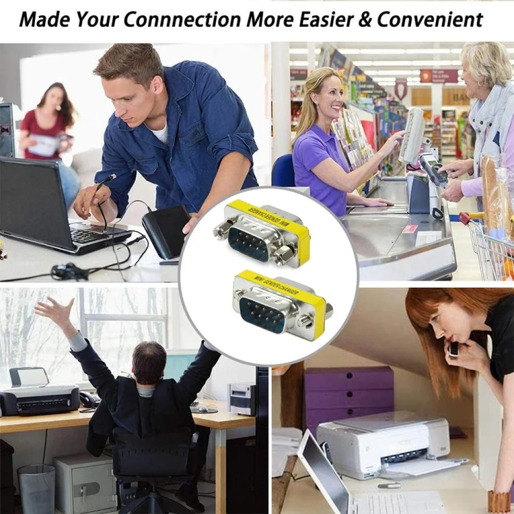 S-PC-0221_4.webp Serial RS232 DB9 9 Pin Female to Female Adapter Converter - Image 5