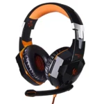 EACH G2000 Over-ear Stereo Bass Gaming Headset with Mic & LED Light for Computer, Cable Length: 2.2m - Image 2