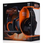 EACH G2000 Over-ear Stereo Bass Gaming Headset with Mic & LED Light for Computer, Cable Length: 2.2m - Image 11