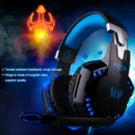 EACH G2000 Over-ear Stereo Bass Gaming Headset with Mic & LED Light for Computer, Cable Length: 2.2m - Image 14